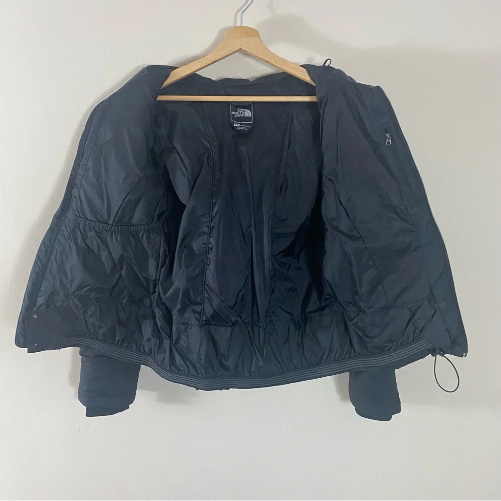 The North Face Down Filled Hooded Puffer Jacket Black - M - Picture 15 of 16